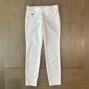 Alfani Skinny Pant with Tummy Control Size 4P White